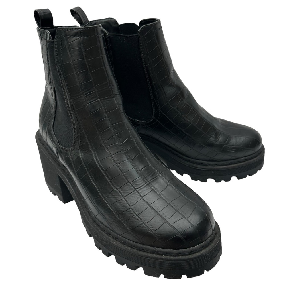Truffle Chunky Boots 10